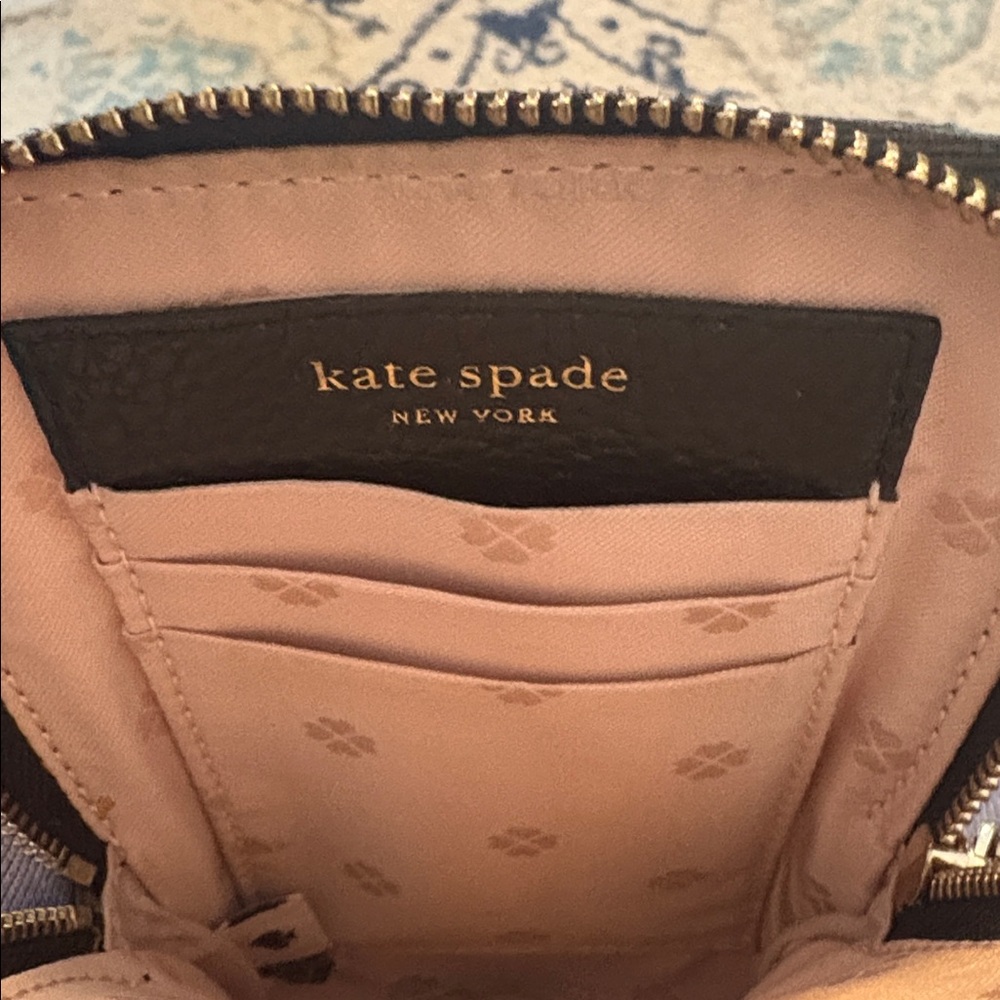 Kate Spade Black Pebbled Leather Crossbody Bag - Picture 4 of 5